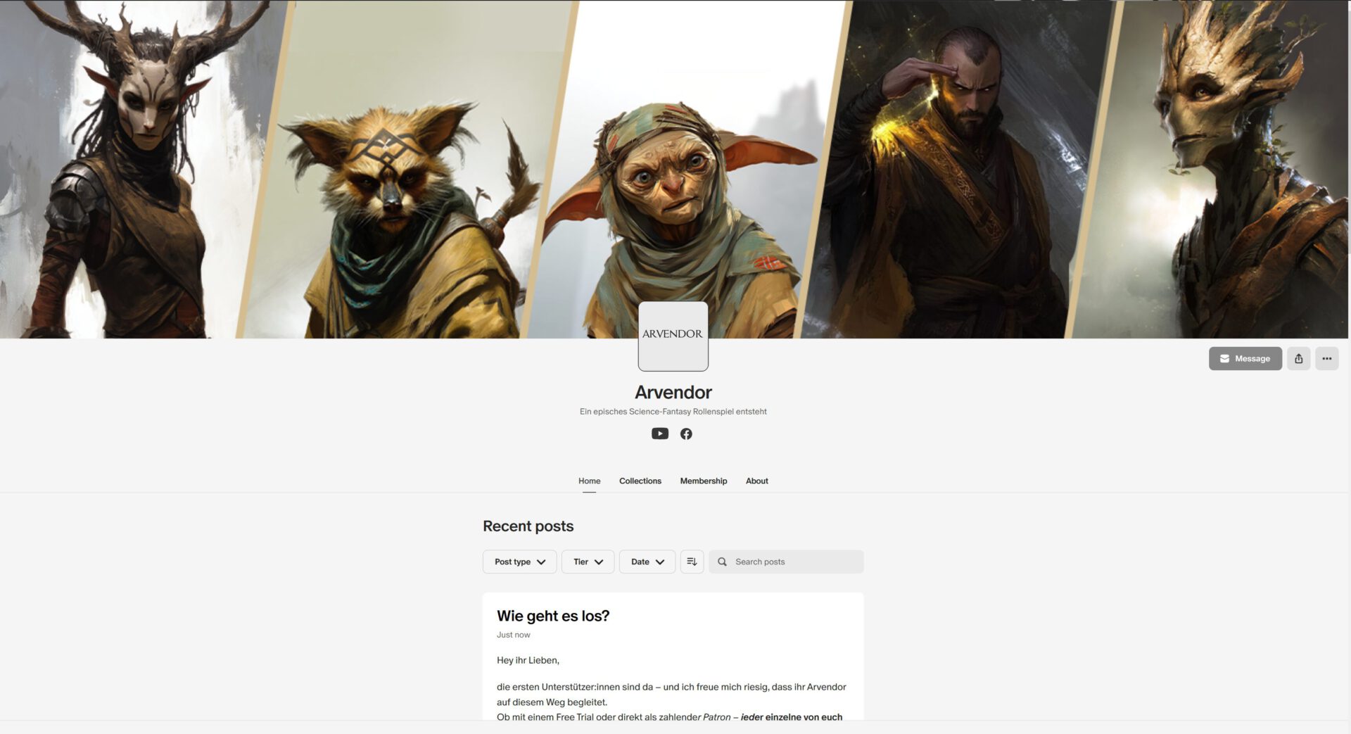 Patreon Einblick